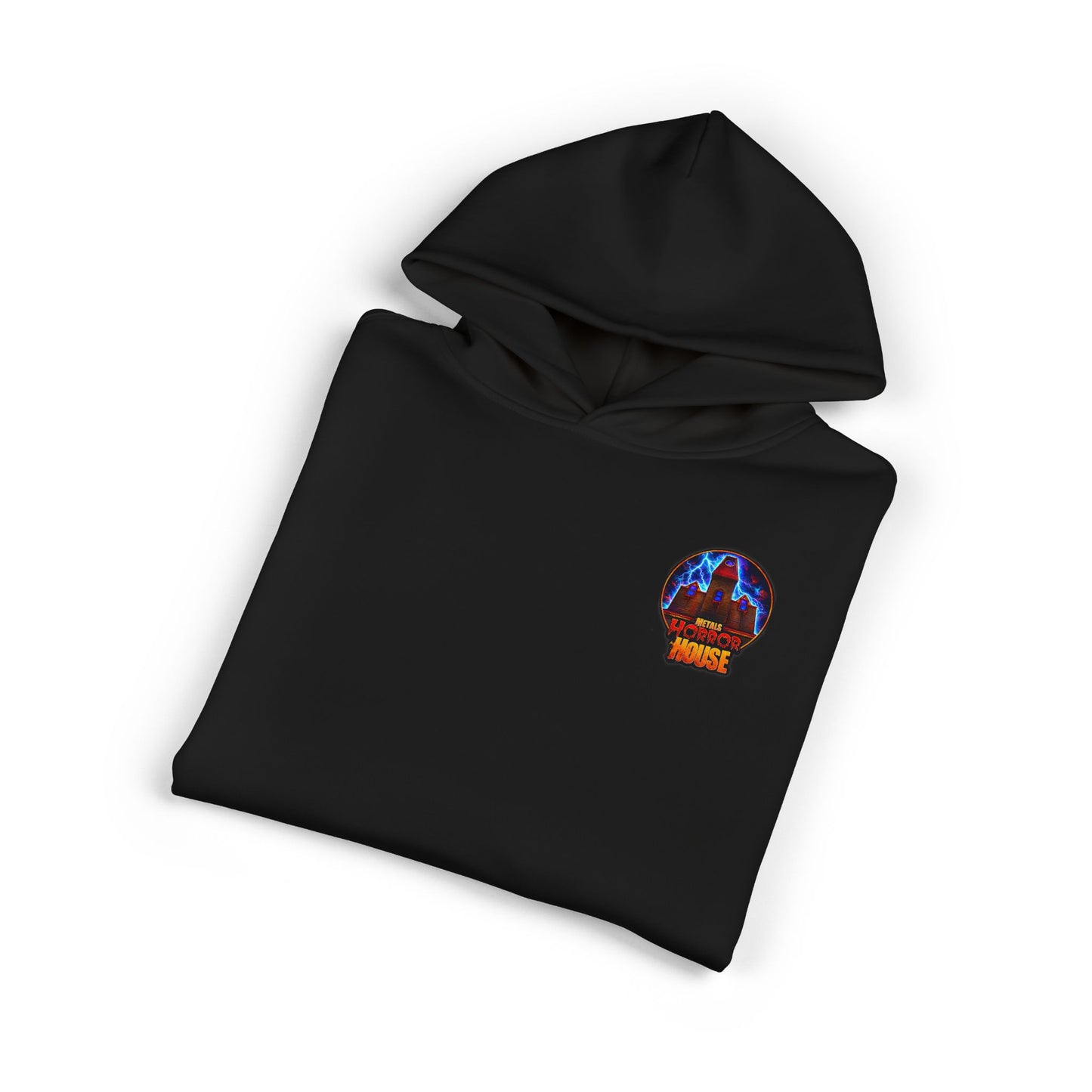 Horror Graphic Hoodie — 'Mr Gums' Neon Monster Back Print