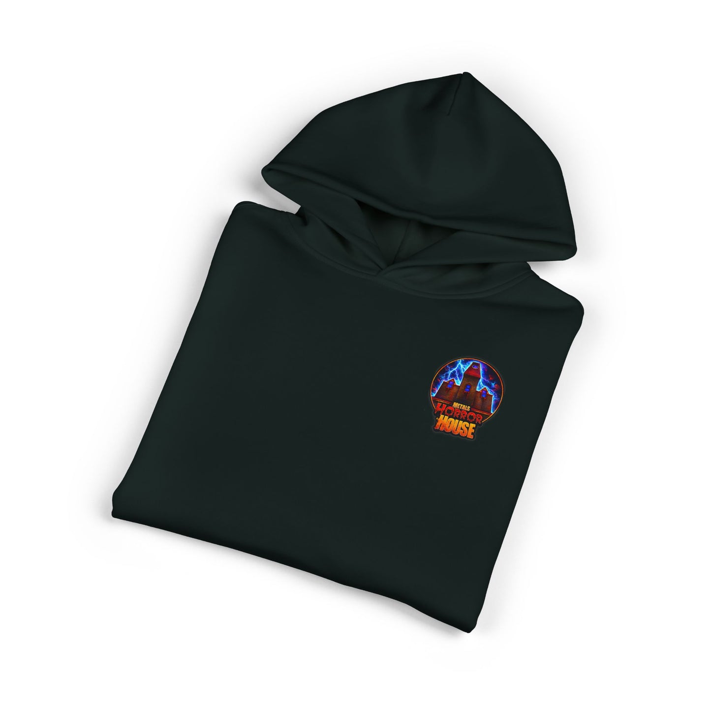 Horror Graphic Hoodie — 'Mr Gums' Neon Monster Back Print