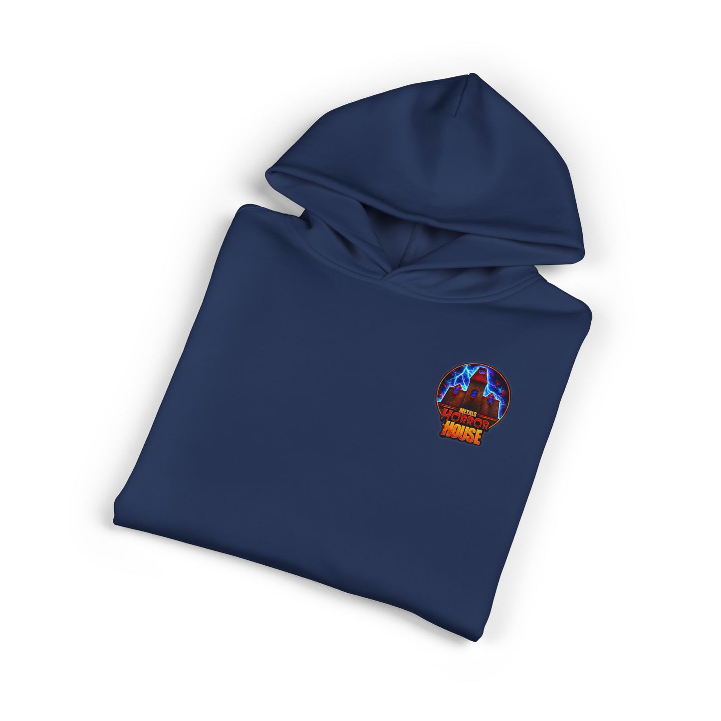 Horror Graphic Hoodie — 'Mr Gums' Neon Monster Back Print